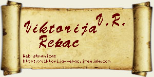 Viktorija Repac vizit kartica